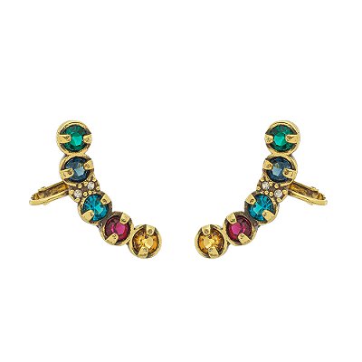 Brinco Ear Cuff Kahlo Ouro