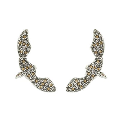 Brinco Earcuff Bangarole Prata