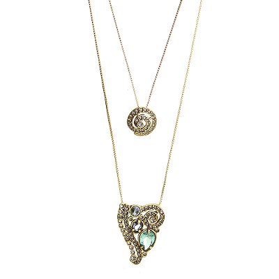 Colar Duplo Ross Ouro