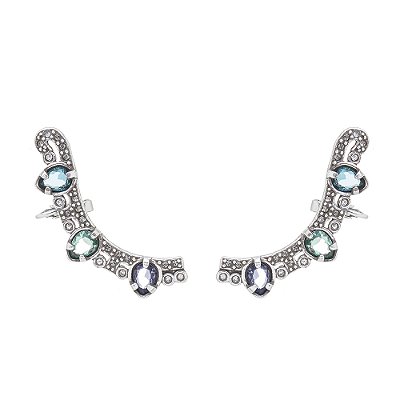 Brinco Earcuff Ross Prata