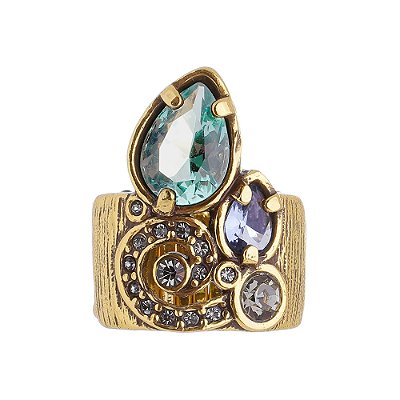 Anel Chrysolite Ross Ouro