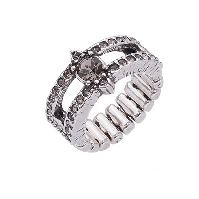 Anel Formas Vitrais Prata