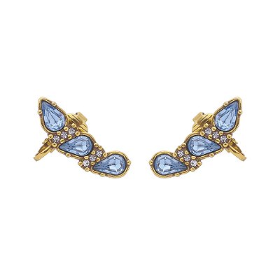 Brinco Ear Cuff Vitrais Ouro