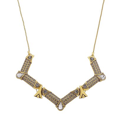 Colar Choker Klimt Ouro