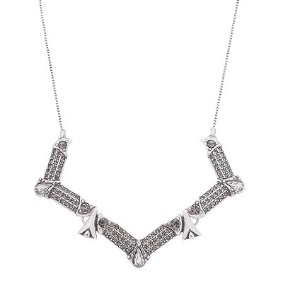 Colar Choker Klimt Prata