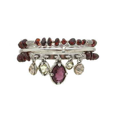 Pulseira Tripla Padova Prata