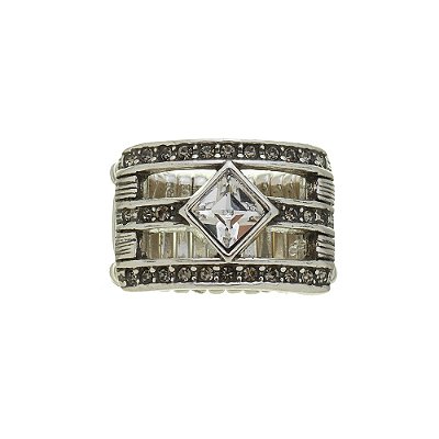 Anel Design Khalifa Prata