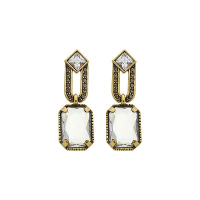 Brinco Cristal Khalifa Ouro
