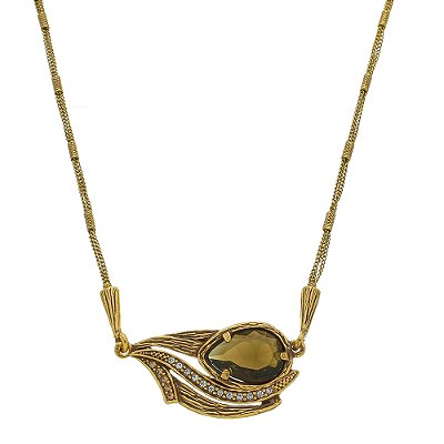 Colar Choker Zambia Ouro