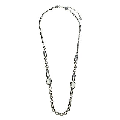 Colar Design Khalifa Prata