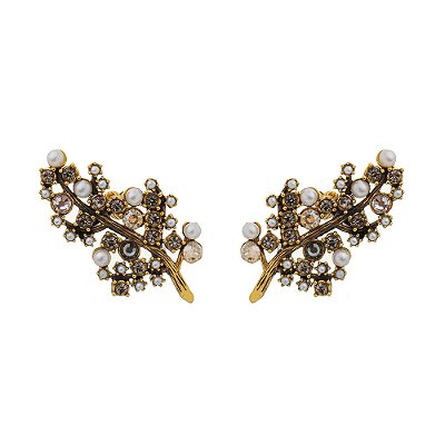 Brinco Ear Cuff Conceito Hanami Ouro