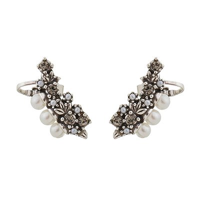 Brinco Earcuff Hanami Prata