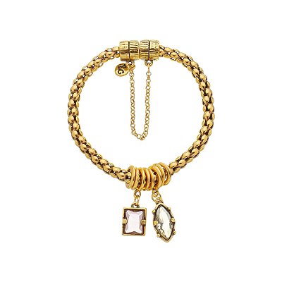 Pulseira Pingentes Empire Ouro