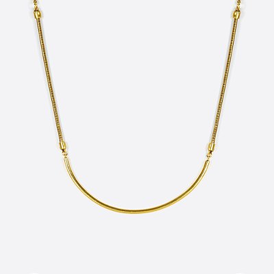 Colar Chocker Estruturado Ouro