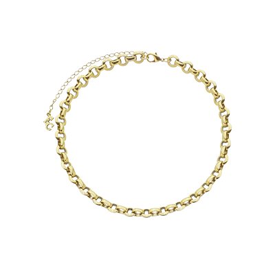 Colar Chocker Grumet Básica Ouro