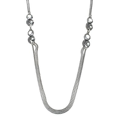 Colar Longo Linden Prata