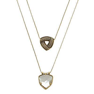 Colar Duplo Isla Ouro