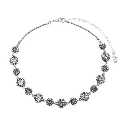 Colar Choker Formas Meraki Prata