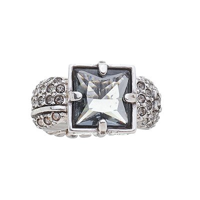 Anel Carré Serata Prata