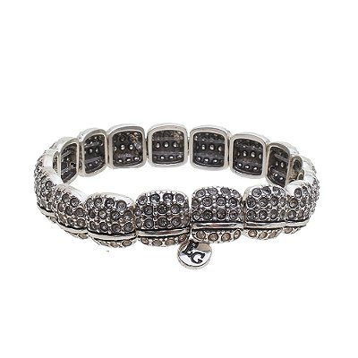 Pulseira Strass Serata Prata