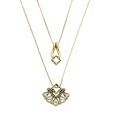 Colar Duplo Allora Ouro