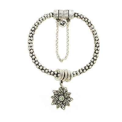 Pulseira Pingente Kaari Prata