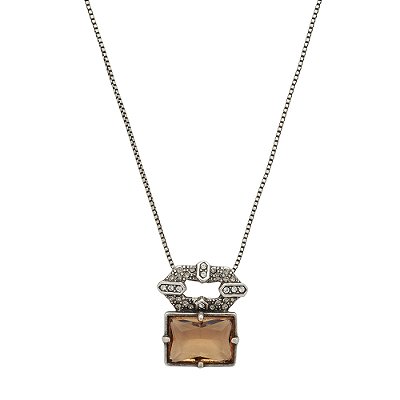 Colar Carré Maracatu Prata