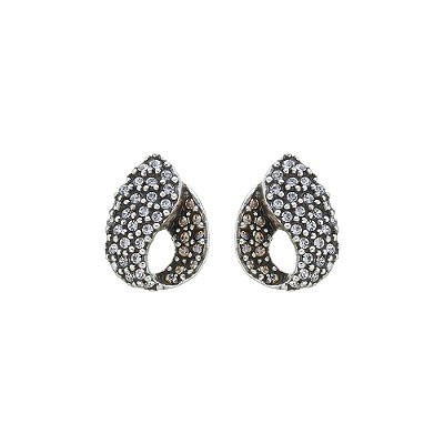 Brinco Strass Iara Prata