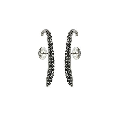 Brinco Ear Hook Pitanga Prata