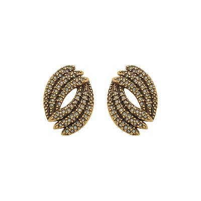 Brinco Strass Pitanga Ouro
