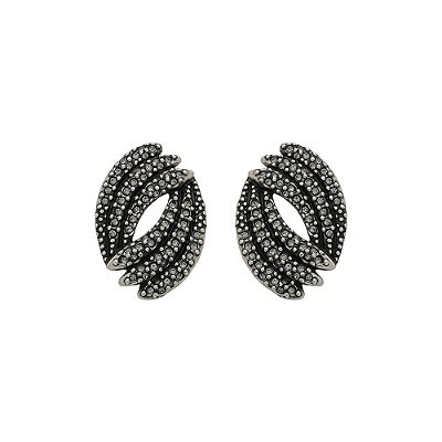 Brinco Strass Pitanga Prata