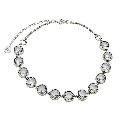Colar Choker Cristal Cobogó Prata