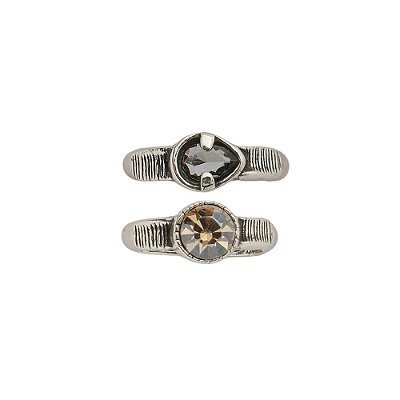 Anel Duplo Sambaré Prata