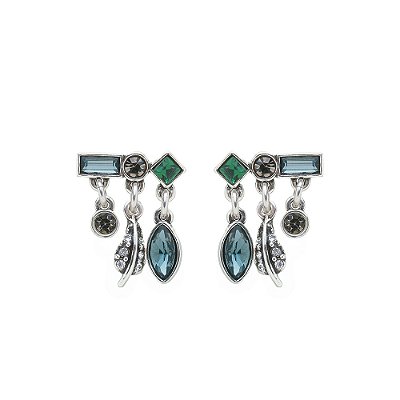 Brinco Pendente Tropicana Prata