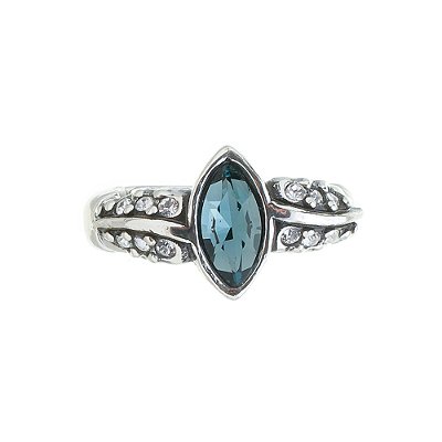 Anel Delicado Tropicana Prata