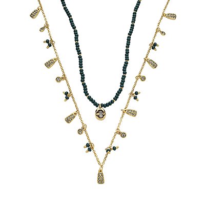 Colar Duplo Veredas Ouro