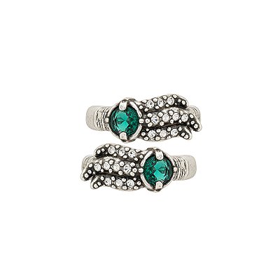 Anel Duplo Elã Prata