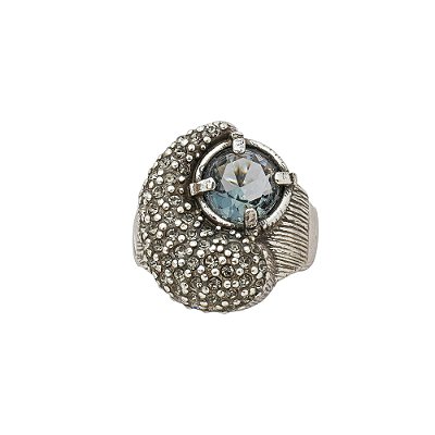 Anel Design Flamma Prata