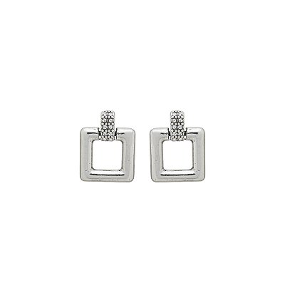 Brinco Vazado Zênite Prata