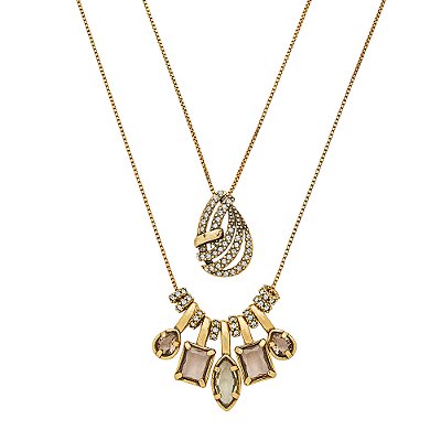 Colar Duplo Semea Ouro