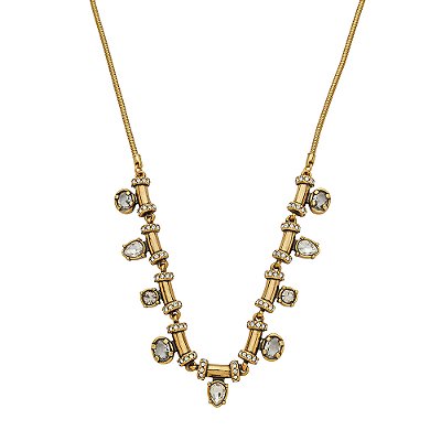 Colar Choker Design Floare Ouro