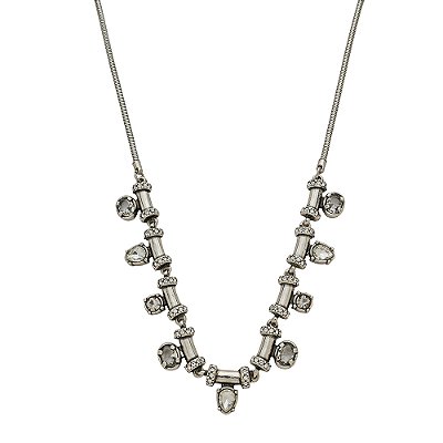 Colar Choker Design Floare Prata