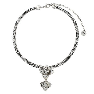 Colar Design Dália Prata