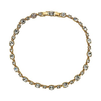 Colar Choker G Cristal Luminatti Ouro