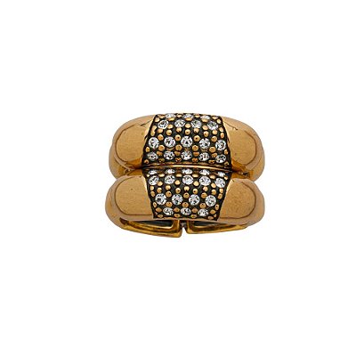 Anel Duplo Amalfi Ouro