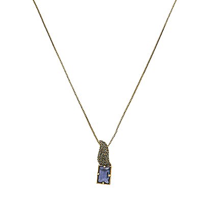 Colar Delicado Tanzanite Bellagio Ouro