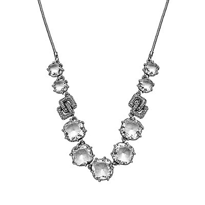 Colar Cristal Varenna Prata