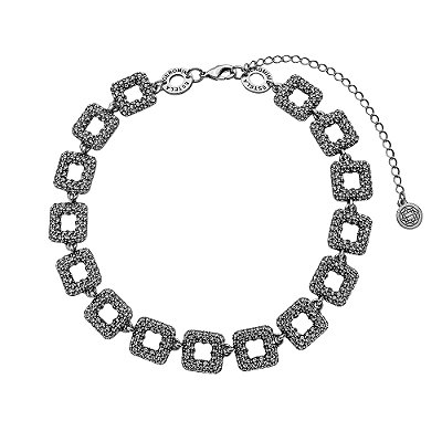Colar Chocker Brilho Varenna Prata