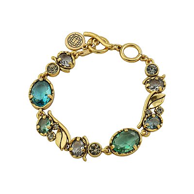 Pulseira Cristais Garda Ouro