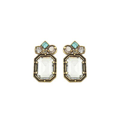 Brinco Positano Cristal Ouro